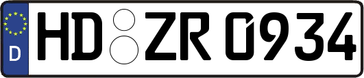 HD-ZR0934