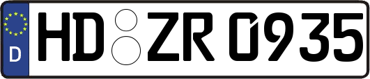 HD-ZR0935