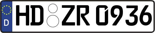 HD-ZR0936