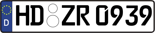 HD-ZR0939