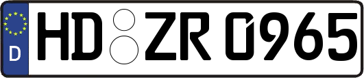 HD-ZR0965