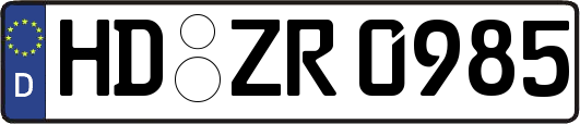 HD-ZR0985