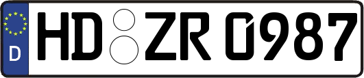 HD-ZR0987