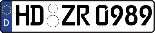 HD-ZR0989
