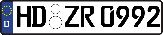 HD-ZR0992