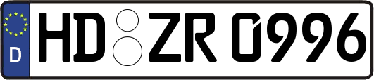 HD-ZR0996