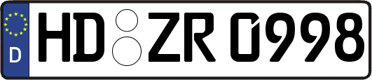 HD-ZR0998