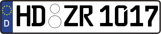 HD-ZR1017