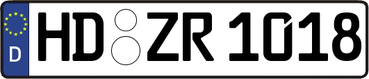 HD-ZR1018