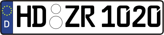 HD-ZR1020