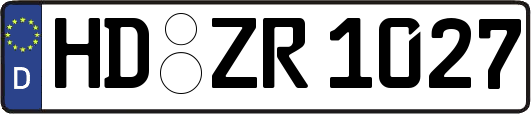 HD-ZR1027