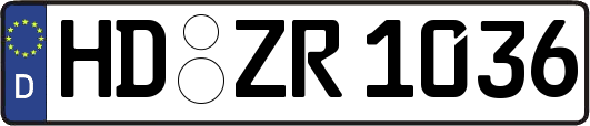 HD-ZR1036