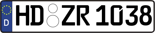 HD-ZR1038
