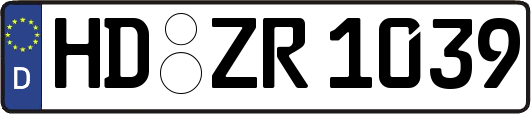HD-ZR1039