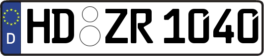 HD-ZR1040