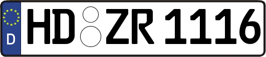 HD-ZR1116
