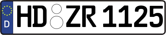 HD-ZR1125