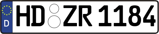 HD-ZR1184