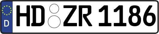 HD-ZR1186