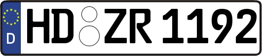 HD-ZR1192