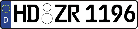 HD-ZR1196