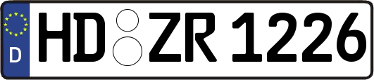 HD-ZR1226