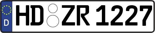 HD-ZR1227