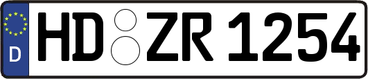 HD-ZR1254