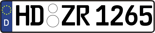 HD-ZR1265