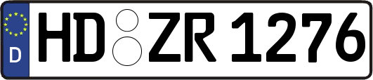 HD-ZR1276