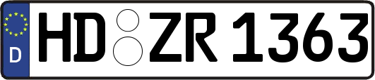 HD-ZR1363