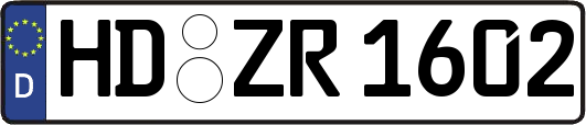 HD-ZR1602
