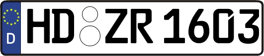 HD-ZR1603