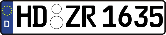 HD-ZR1635