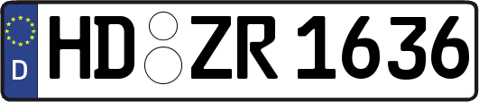 HD-ZR1636
