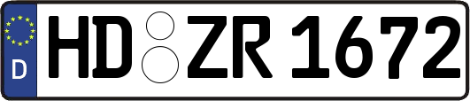 HD-ZR1672