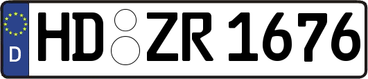 HD-ZR1676