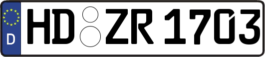 HD-ZR1703