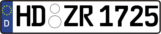 HD-ZR1725