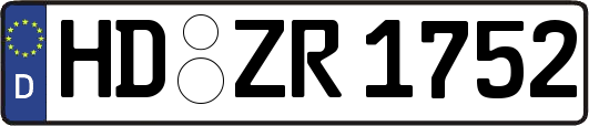 HD-ZR1752
