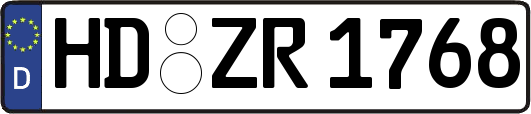 HD-ZR1768