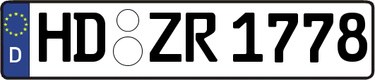 HD-ZR1778