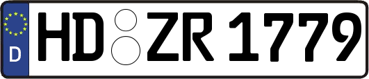 HD-ZR1779