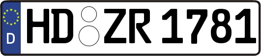 HD-ZR1781