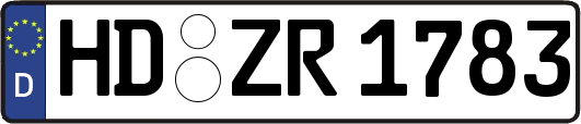 HD-ZR1783