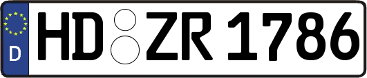 HD-ZR1786