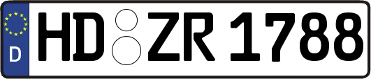 HD-ZR1788