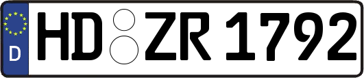 HD-ZR1792