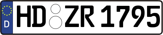 HD-ZR1795