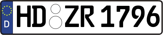 HD-ZR1796